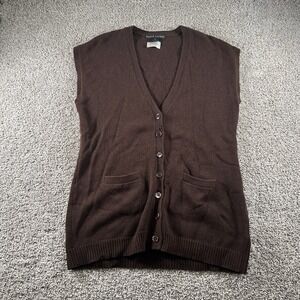 Vintage 90s Ralph Lauren Black Label‎ Sweater Mens XL Blend Kurt Cobain Cardigan